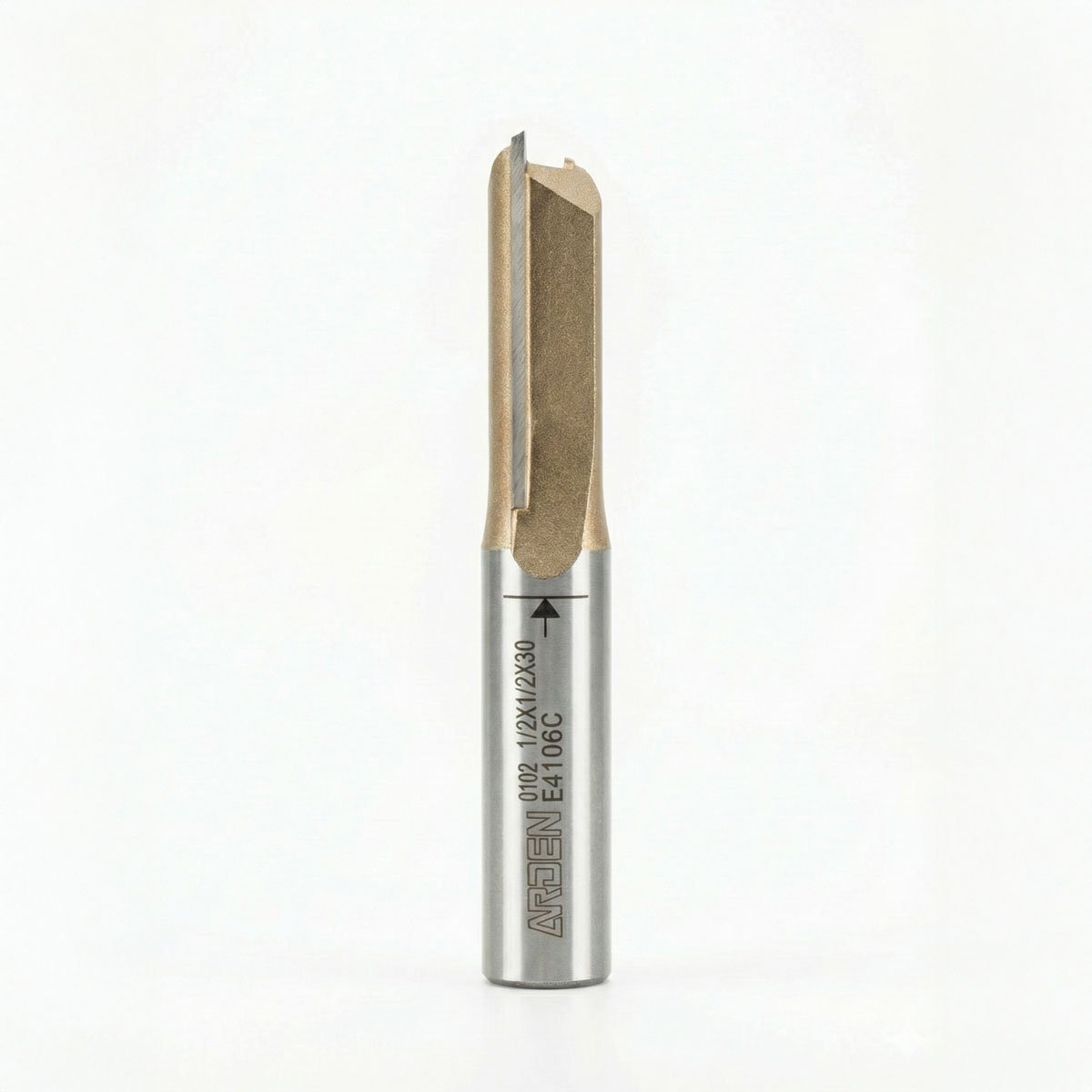 Fresa recta Arden 1/2 con vástago 1/2 y largo de corte 30 mm